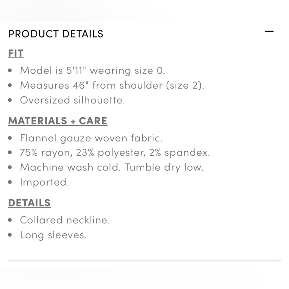 Torrid Flannel Gauze Oversized Shacket - Picture 4 of 9